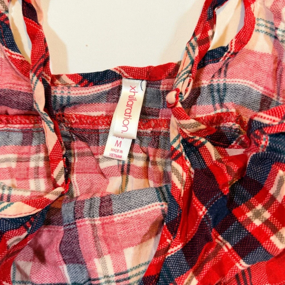 Girls Plaid Tank Top
